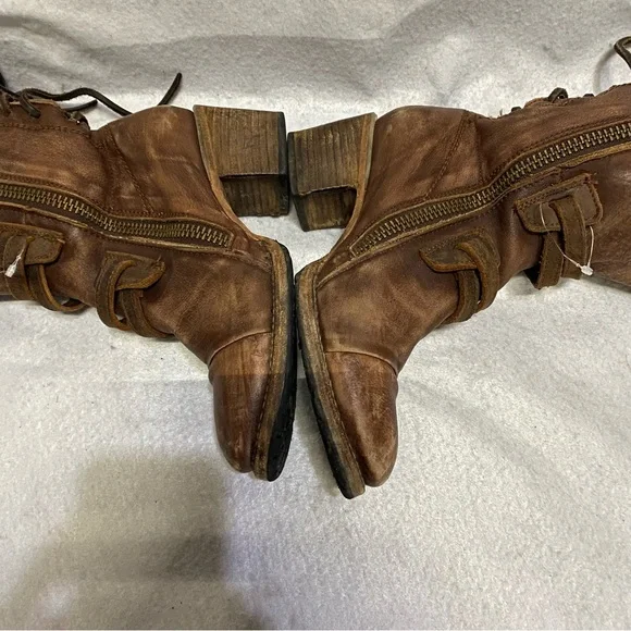 Freebird by Steven Women’s Leather Cora Brown Boot Size 9 Western Festival - Picture 5 of 9